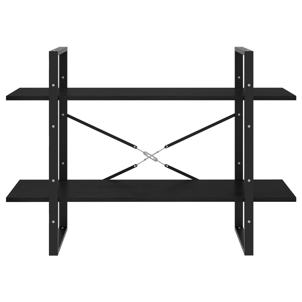 Estante com 2 prateleiras 80x30x70 cm pinho maciço branco