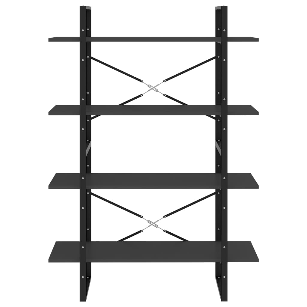Estante com 4 prateleiras derivados de madeira branco