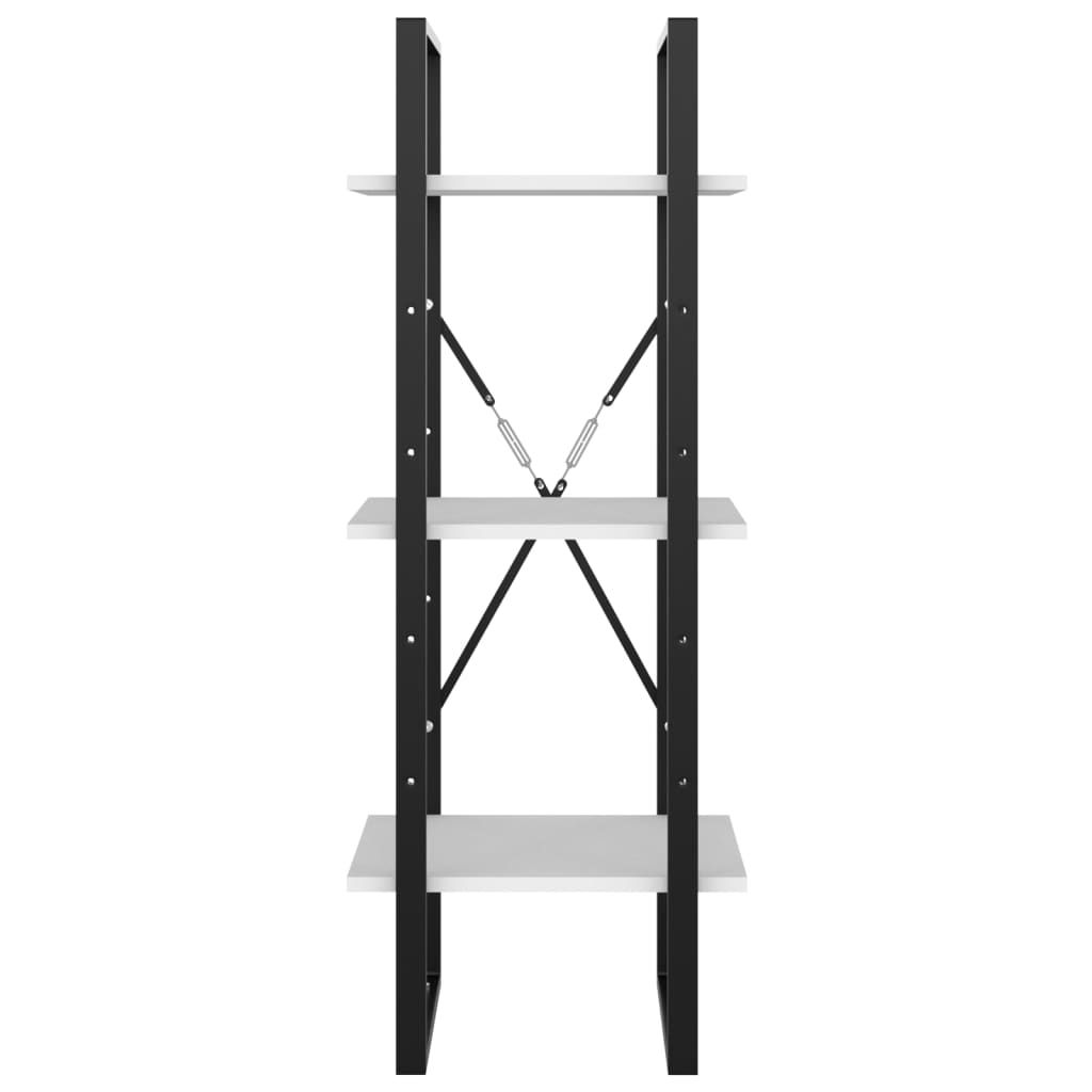 Estante c/ 3 prateleiras derivados de madeira branco