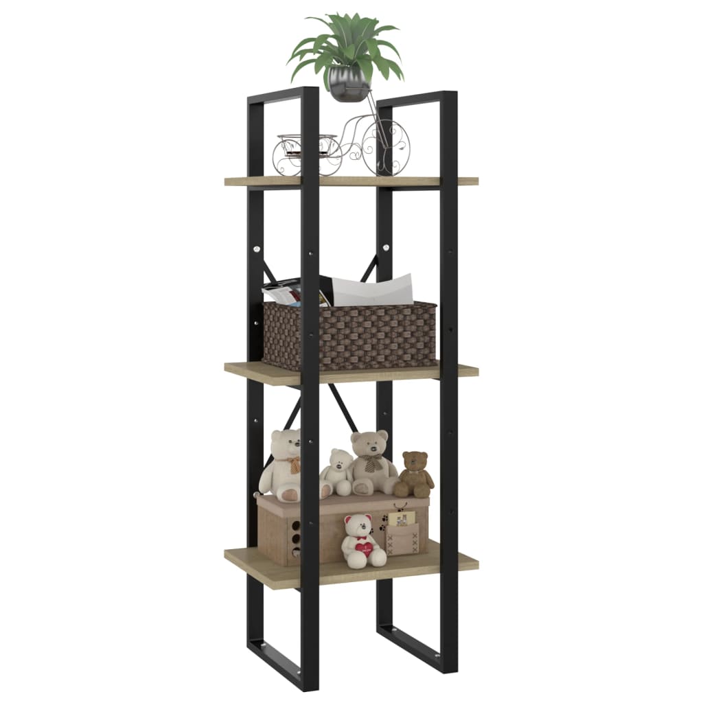 Estante c/ 3 prateleiras derivados de madeira branco