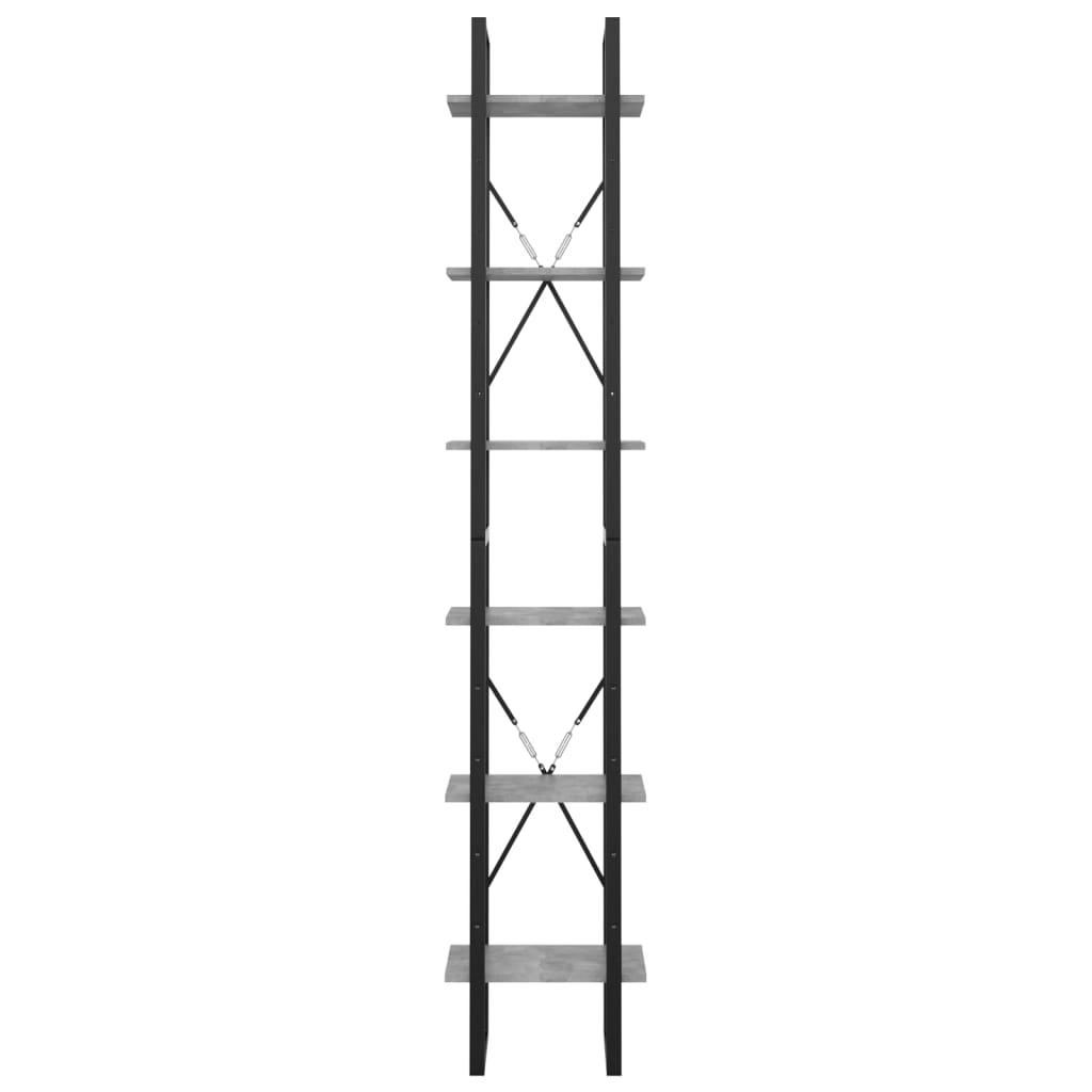Estante c/ 6 prateleiras 40x30x210 cm derivados madeira branco