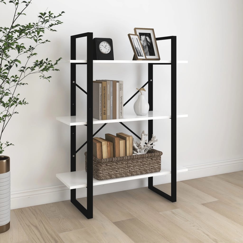 Estante 80x30x105 cm derivados de madeira branco