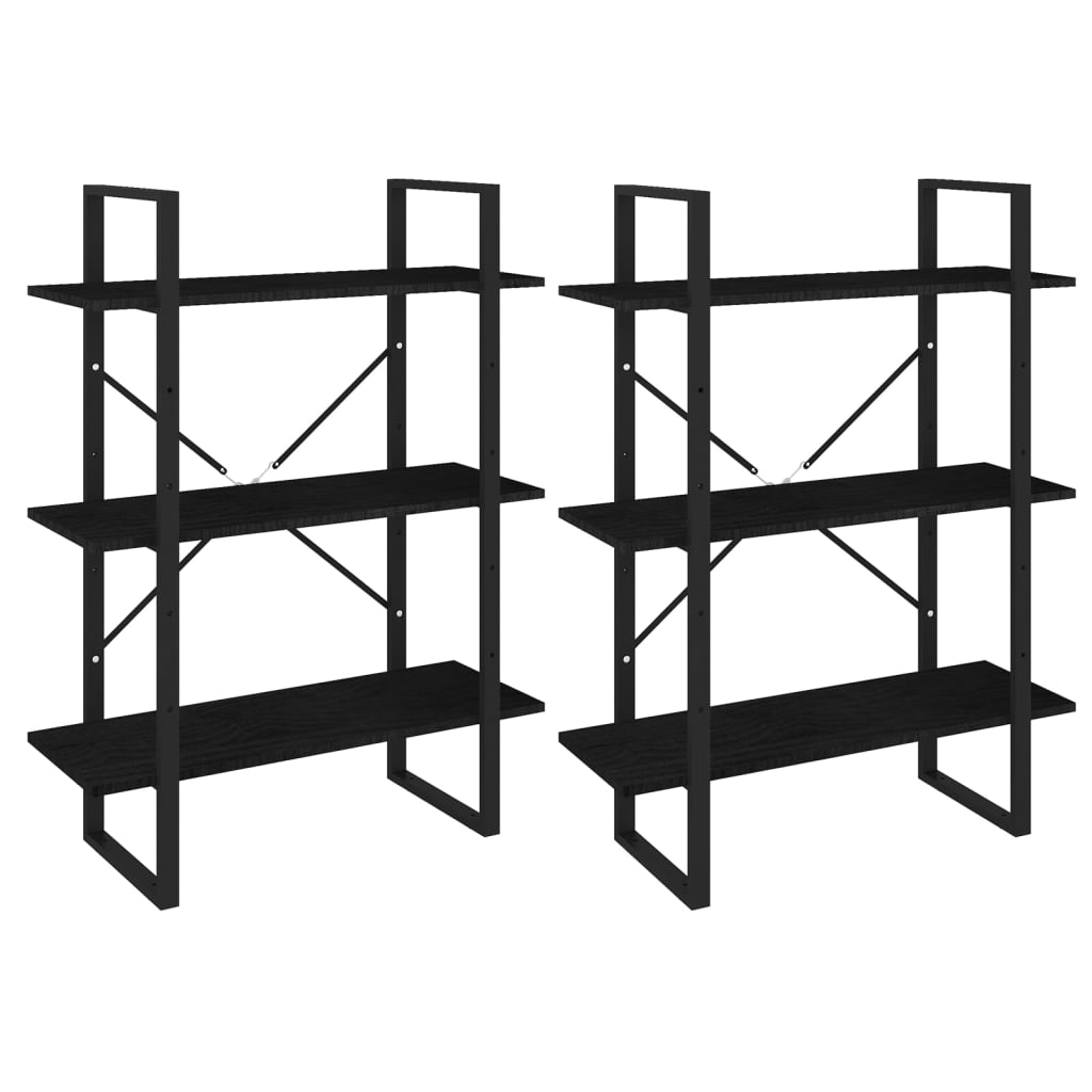 Estante alta 100x30x210 cm madeira de pinho maciça branco