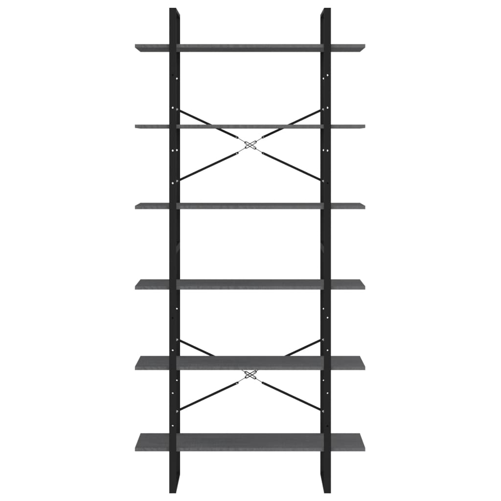 Estante alta 100x30x210 cm madeira de pinho maciça branco