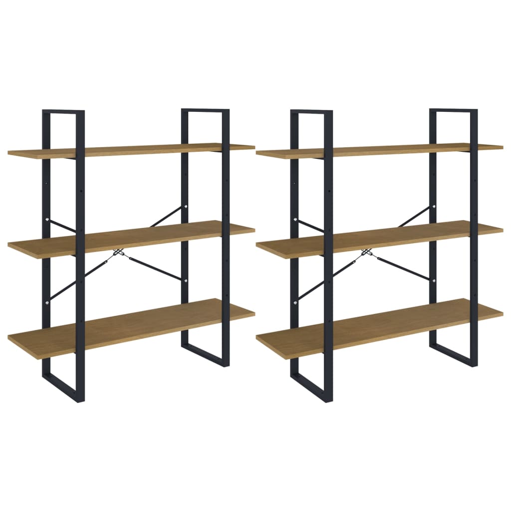 Estante alta 100x30x210 cm madeira de pinho maciça branco