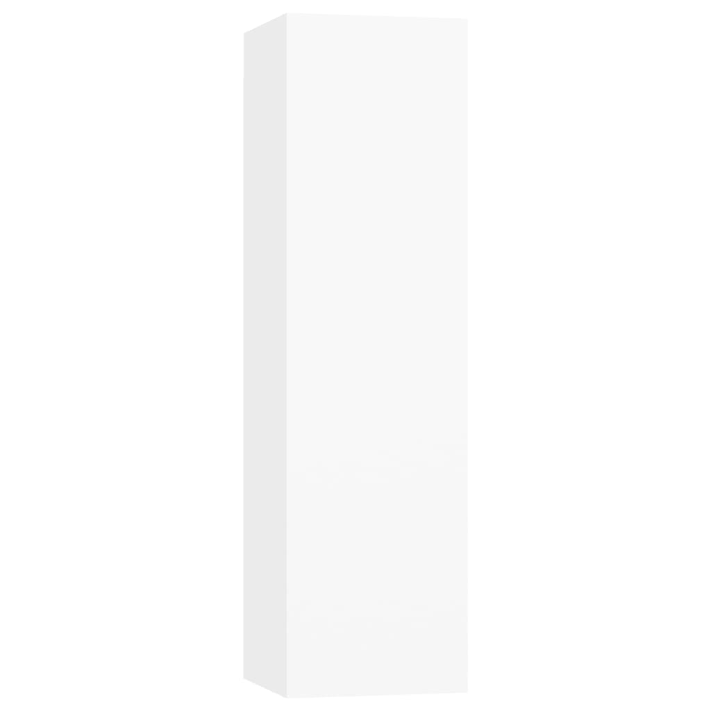 3 pcs conj. móveis TV derivados madeira branco/carvalho sonoma