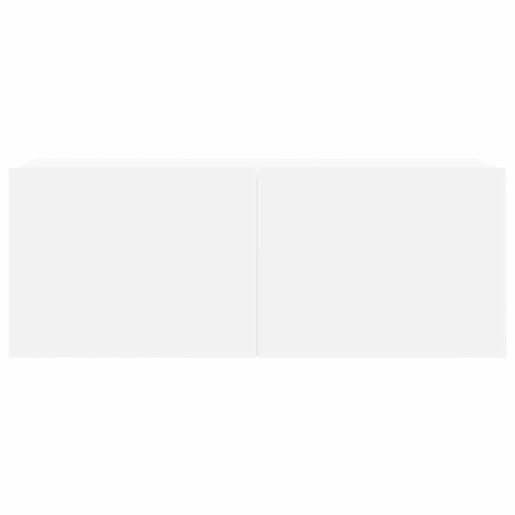 3 pcs conj. móveis TV derivados madeira branco/carvalho sonoma