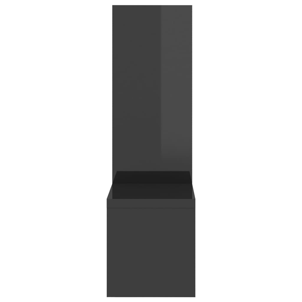 Estantes de parede 2 pcs 50x15x50 cm derivados madeira branco