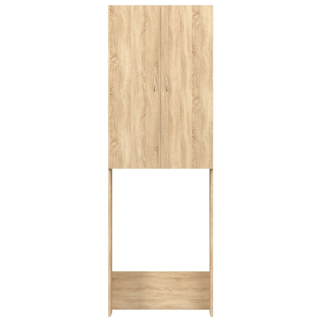 Armário máquina de lavar roupa 64x25,5x190 cm branco