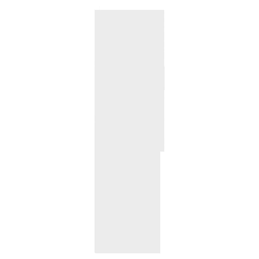 Armário máquina de lavar 70,5x25,5x90 cm branco brilhante