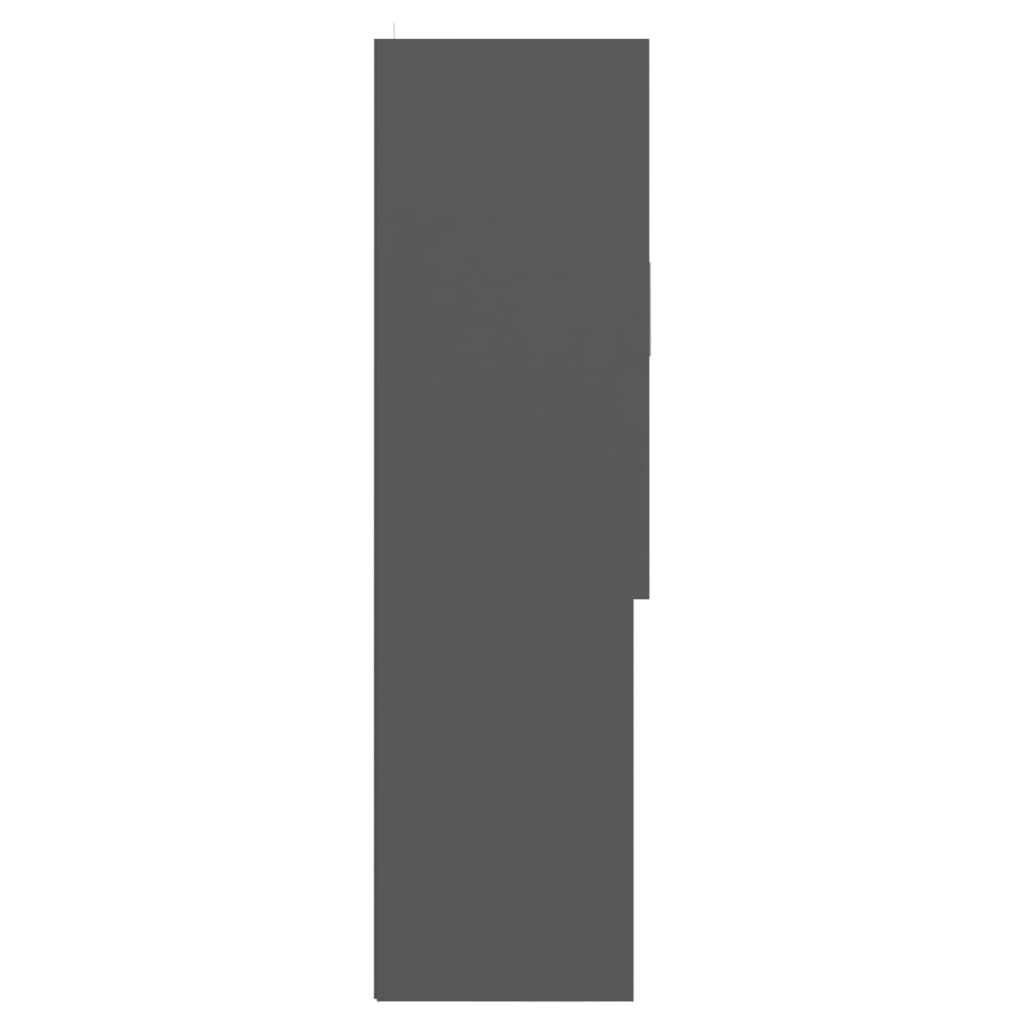 Armário máquina de lavar 70,5x25,5x90 cm branco brilhante