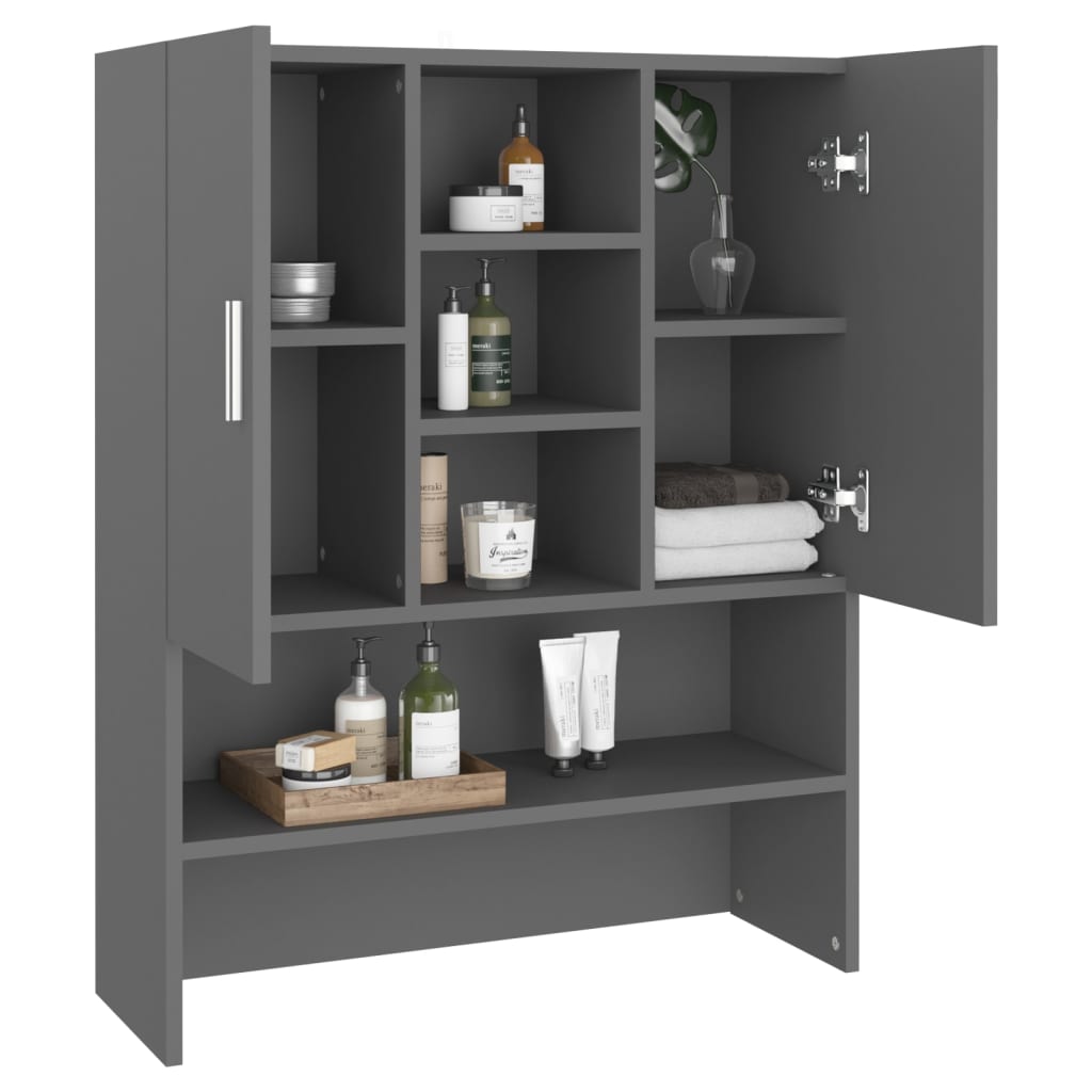 Armário máquina de lavar 70,5x25,5x90 cm branco brilhante