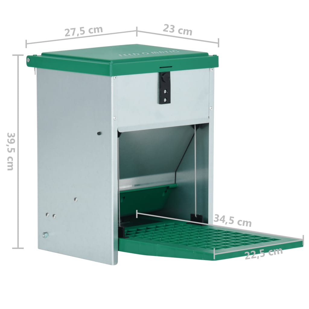 Alimentador de capoeira automático com pedal 12 kg