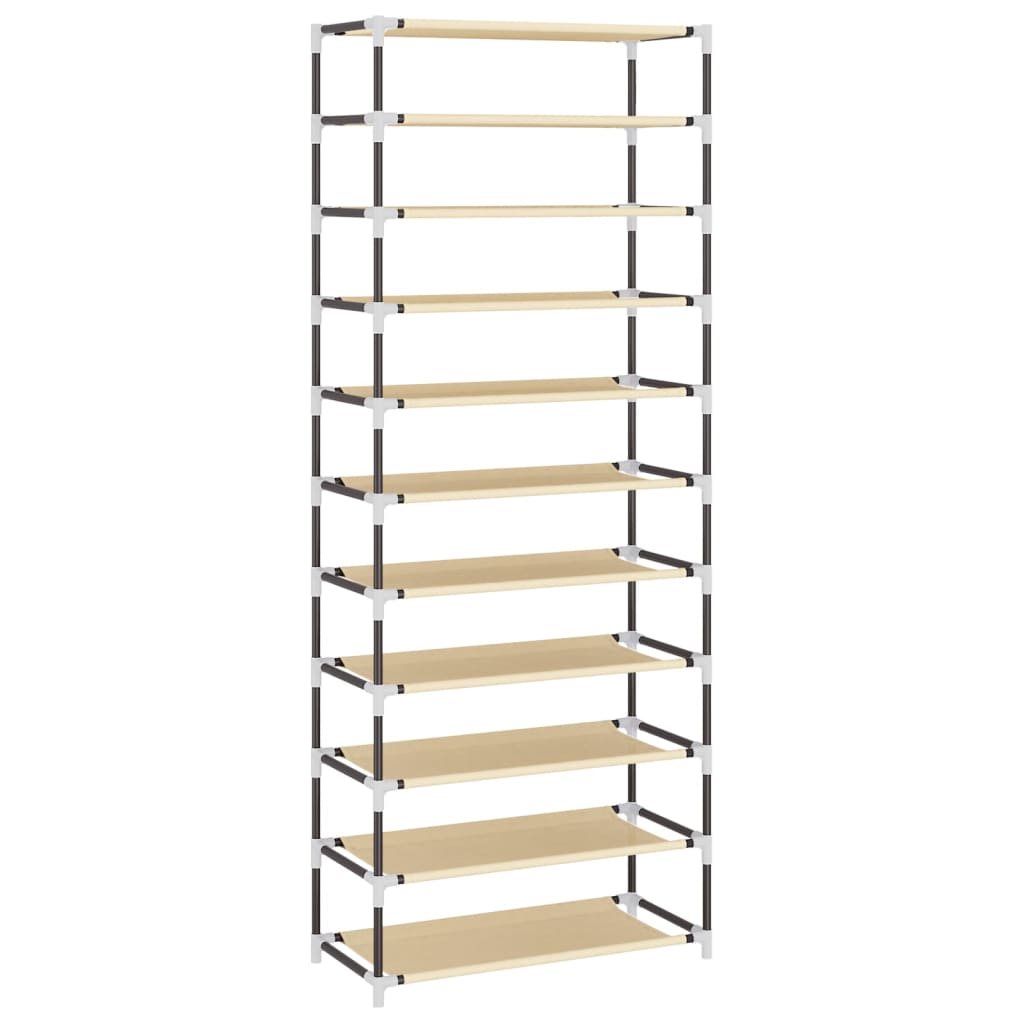 Sapateira 60x30x166 cm tecido cinzento