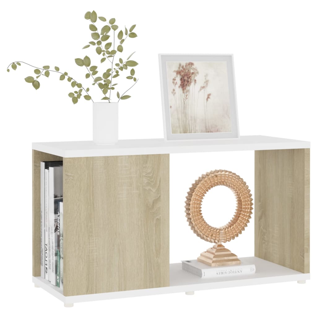 Móvel de TV 60x24x32cm contraplacado carvalho sonoma