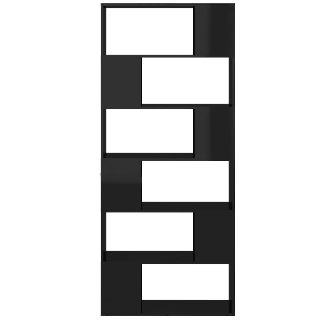 Estante/divisória 80x24x186 cm contrapl. branco/carvalho sonoma