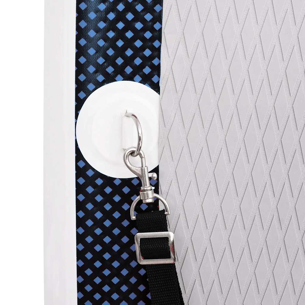 Conjunto prancha de paddle SUP insuflável 360x81x10 cm azul mar