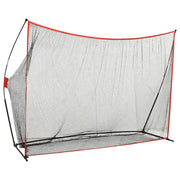 Rede de impacto de golfe 356x92,5x215 cm metal