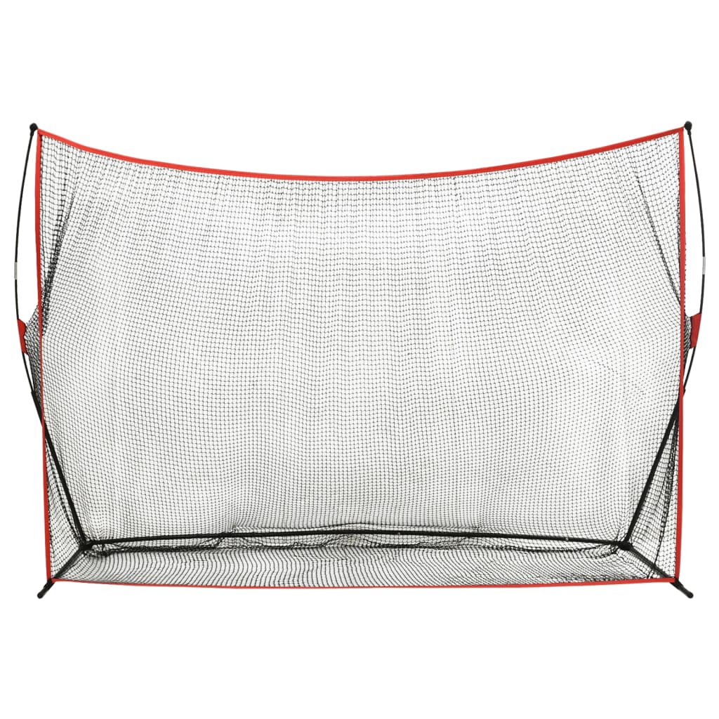 Rede de impacto de golfe 356x92,5x215 cm metal