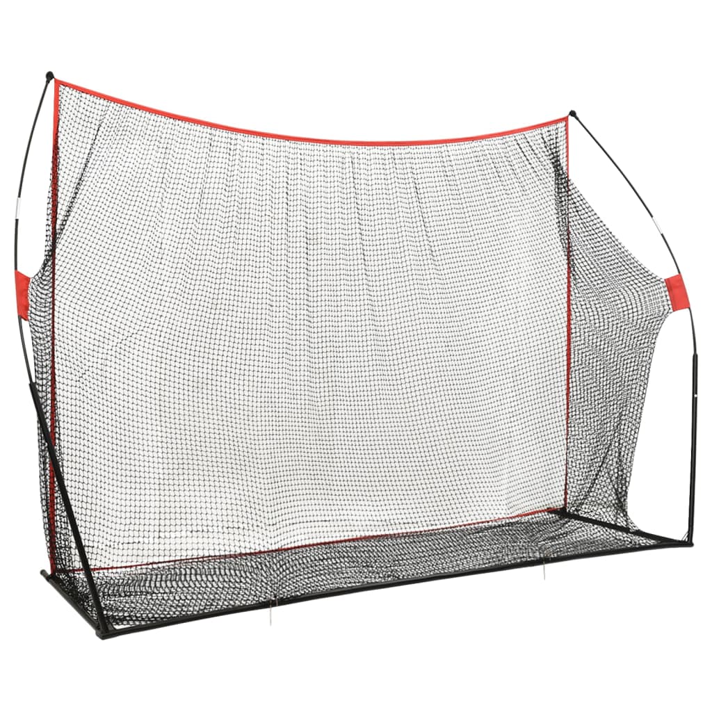 Rede de impacto de golfe 356x92,5x215 cm metal