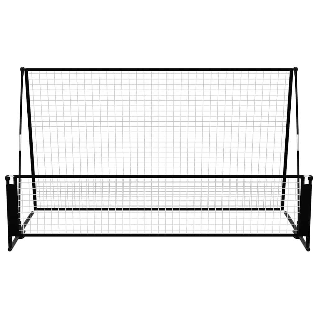 Baliza de futebol com ressalto 2 em 1 202x104x120 cm aço