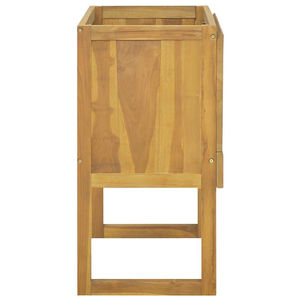 Armário de casa de banho 90x40x75,5 cm madeira de teca maciça