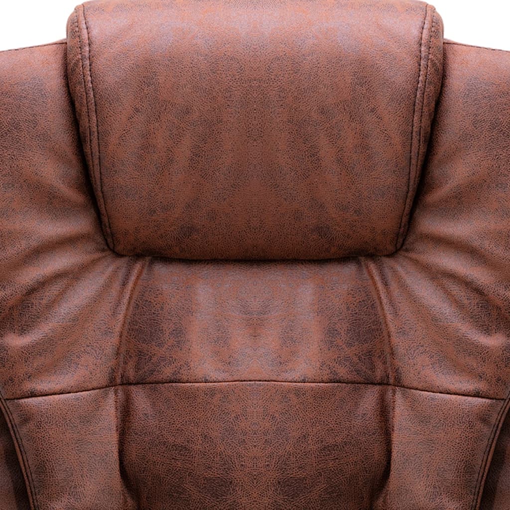 Cadeira de escritório couro artificial cinzento-claro