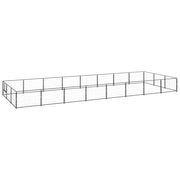 Canil para cães 24 m² aço preto