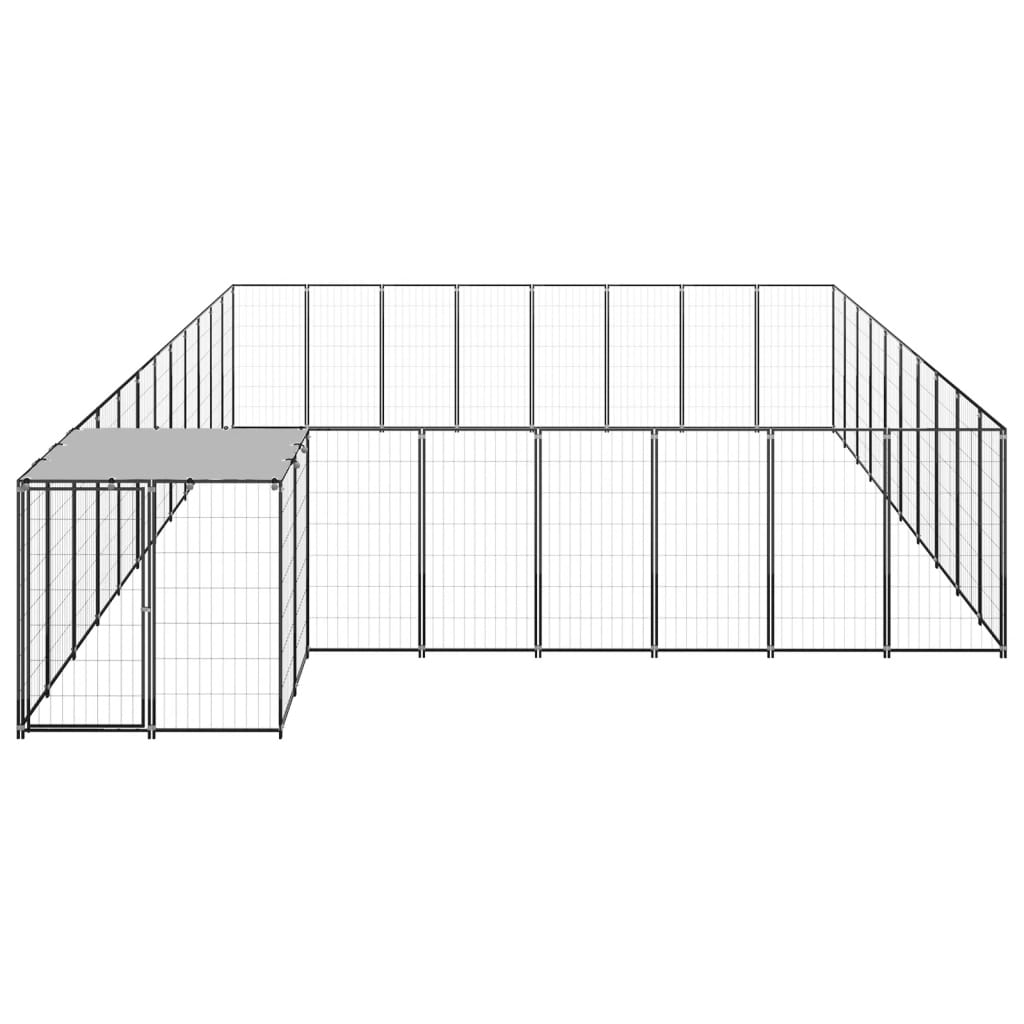 Canil 25,41 m² aço preto