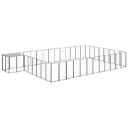 Canil 30,25 m² aço preto