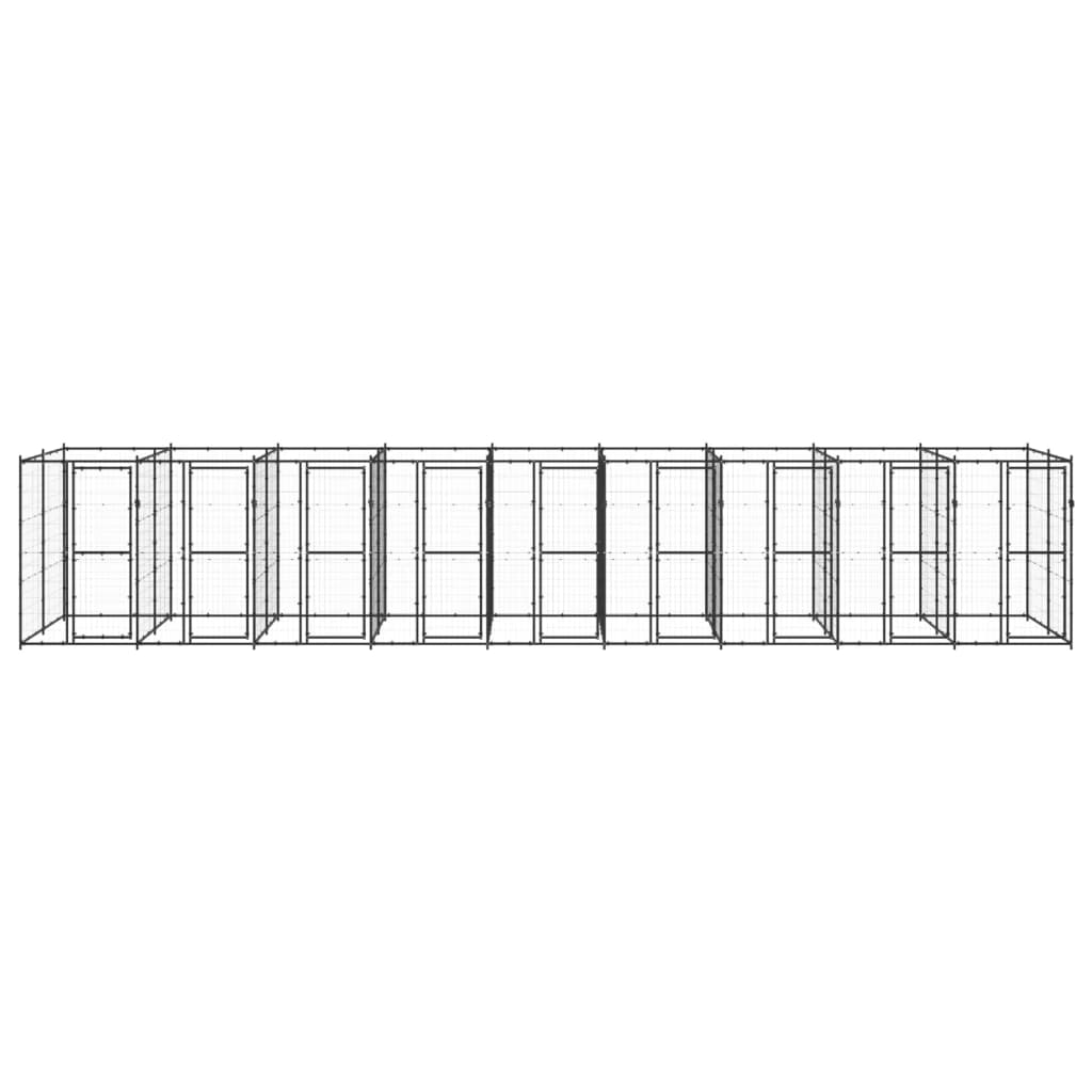 Canil de exterior 21,78 m² aço