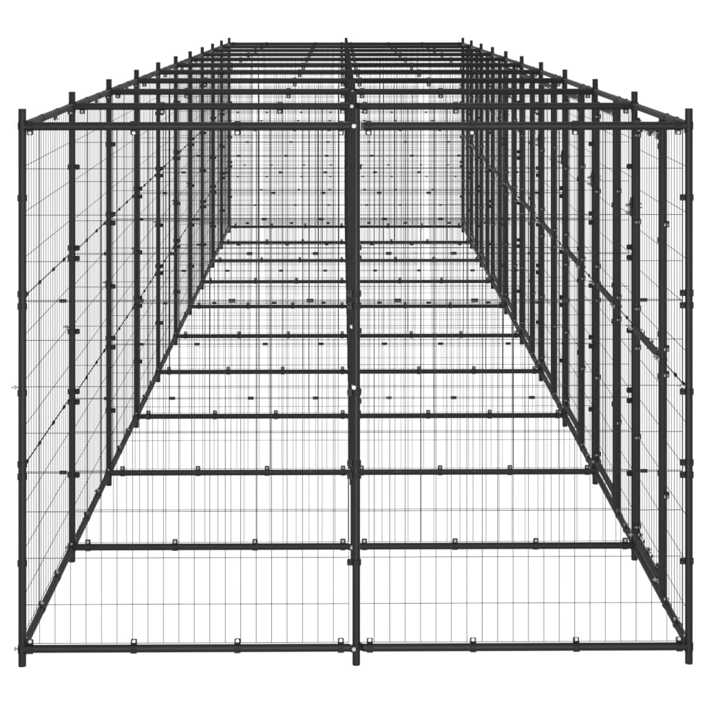 Canil de exterior 24,2 m² aço