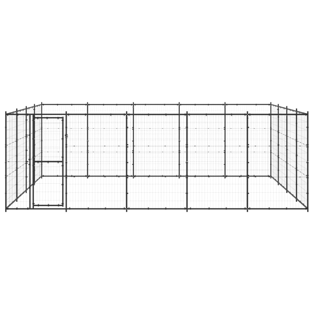 Canil de exterior 24,2 m² aço