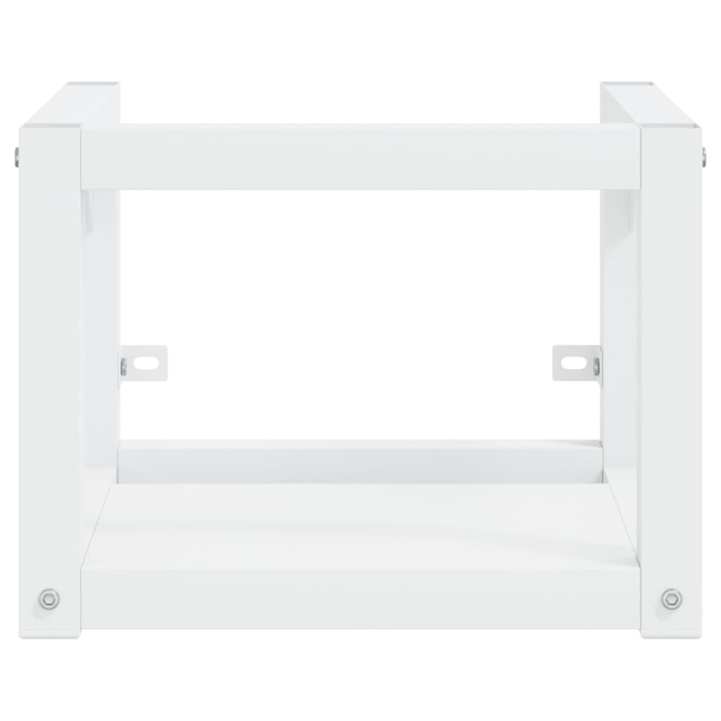 Estrutura de parede p/ lavatório ferro 40x38x31 cm branco