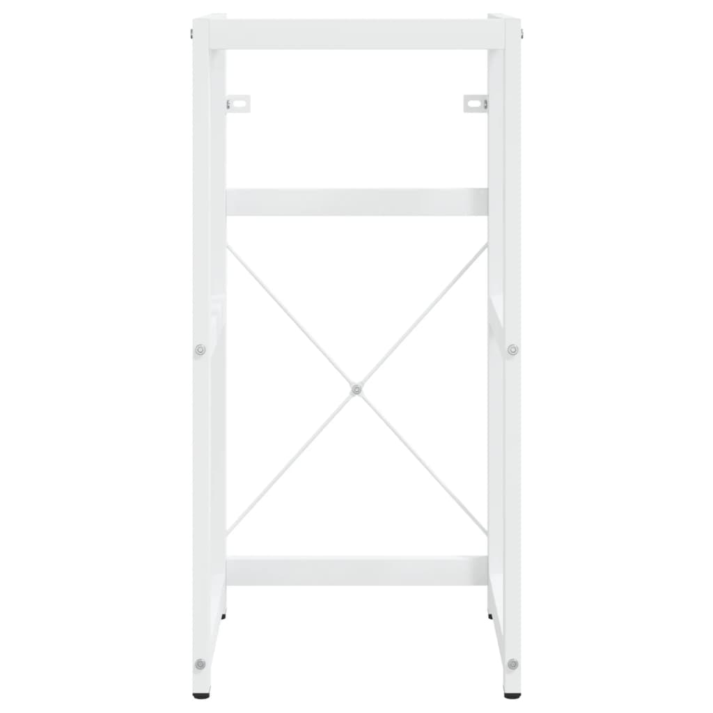 Estrutura p/ lavatório casa de banho ferro 40x38x83 cm branco