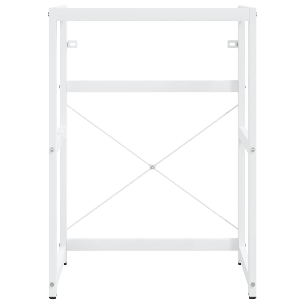 Estrutura p/ lavatório casa de banho ferro 59x38x83 cm branco