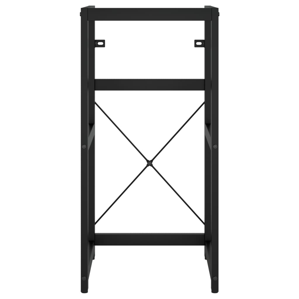 Estrutura p/ lavatório casa de banho ferro 40x38x83 cm preto