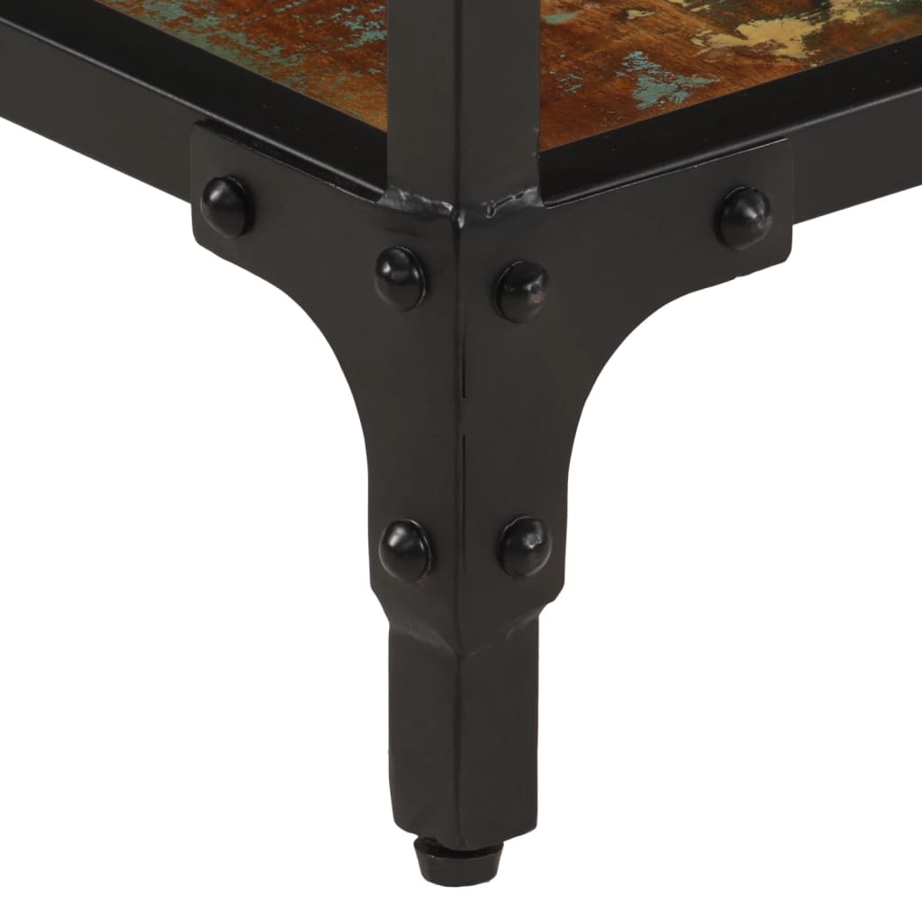 Móvel de TV 150x30x41 cm madeira recuperada maciça