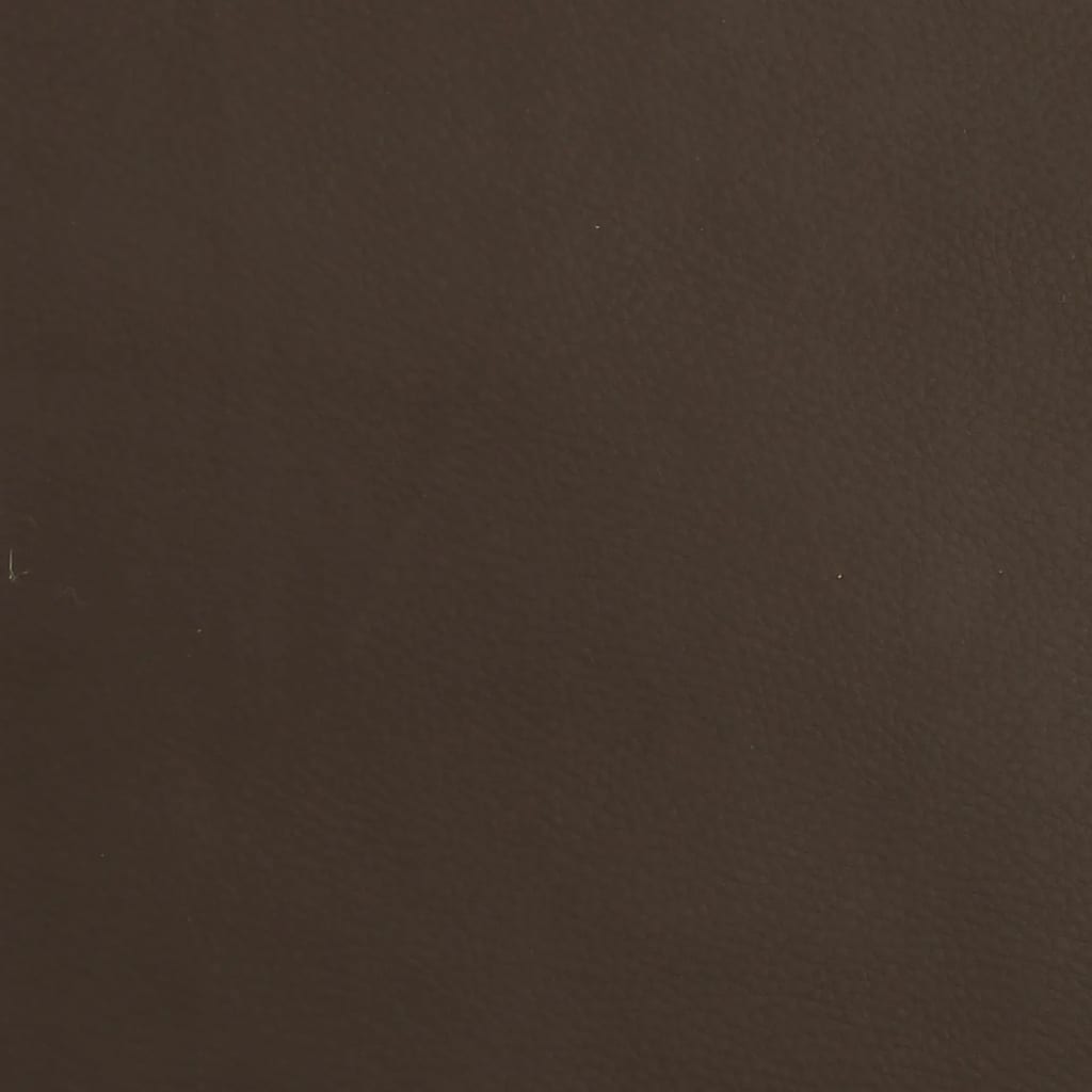 Poltrona reclinável couro artificial castanho