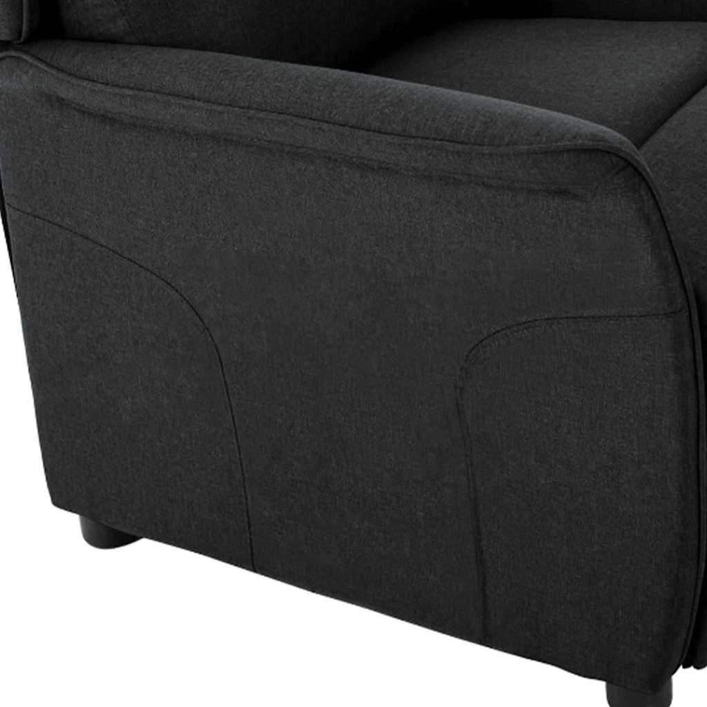 Poltrona reclinável Preto 67.5 x 93.5 x 101.5 cm tecido