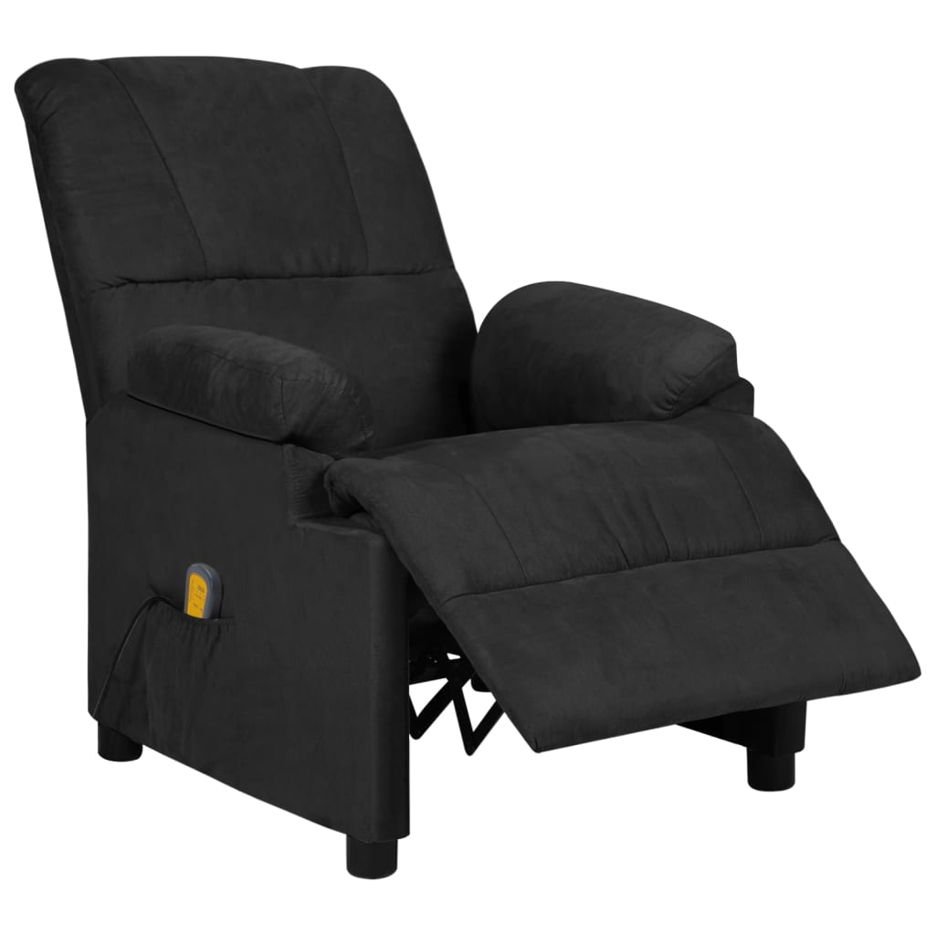 Poltrona de massagens tecido microfibra preto