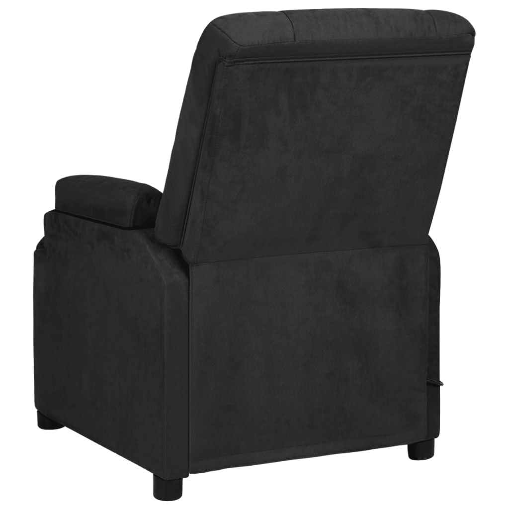Poltrona de massagens tecido microfibra preto