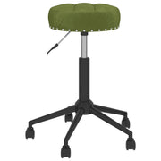 3085572  Swivel Massage Stool Light Green Velvet (333050)