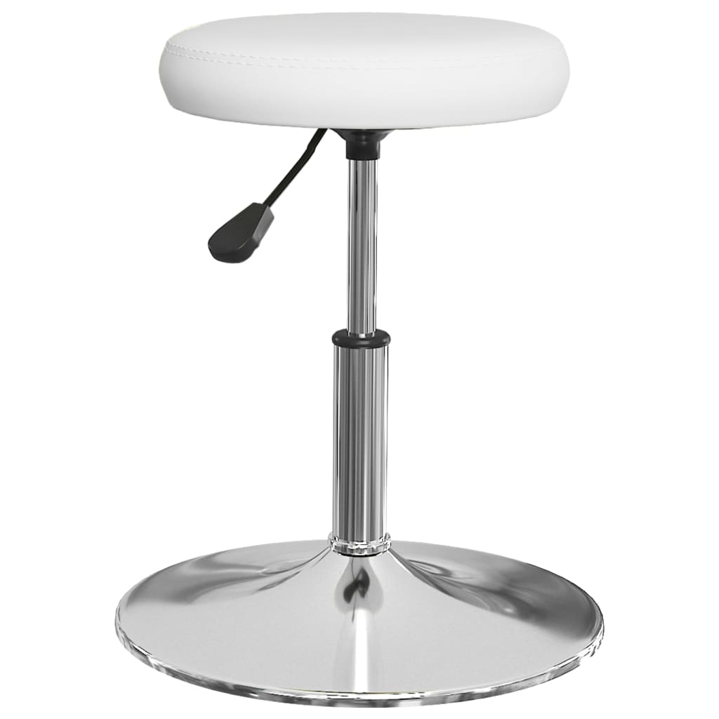 Cadeira de jantar couro artificial branco