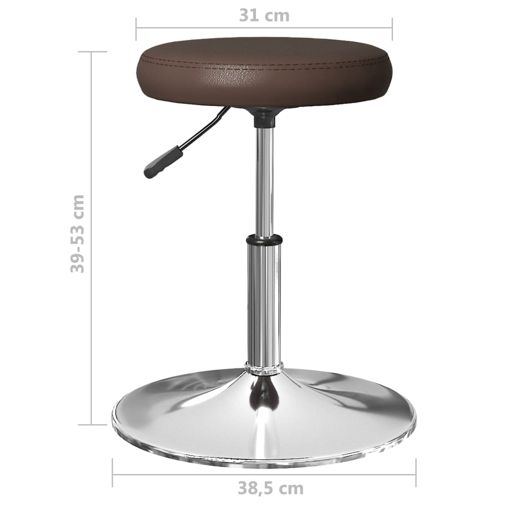 Cadeira de jantar couro artificial branco