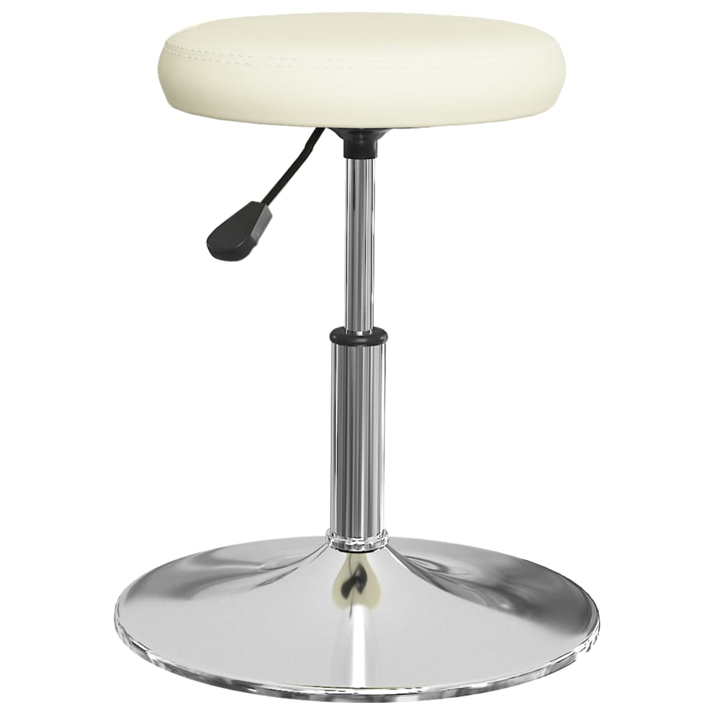 Cadeira de jantar couro artificial branco
