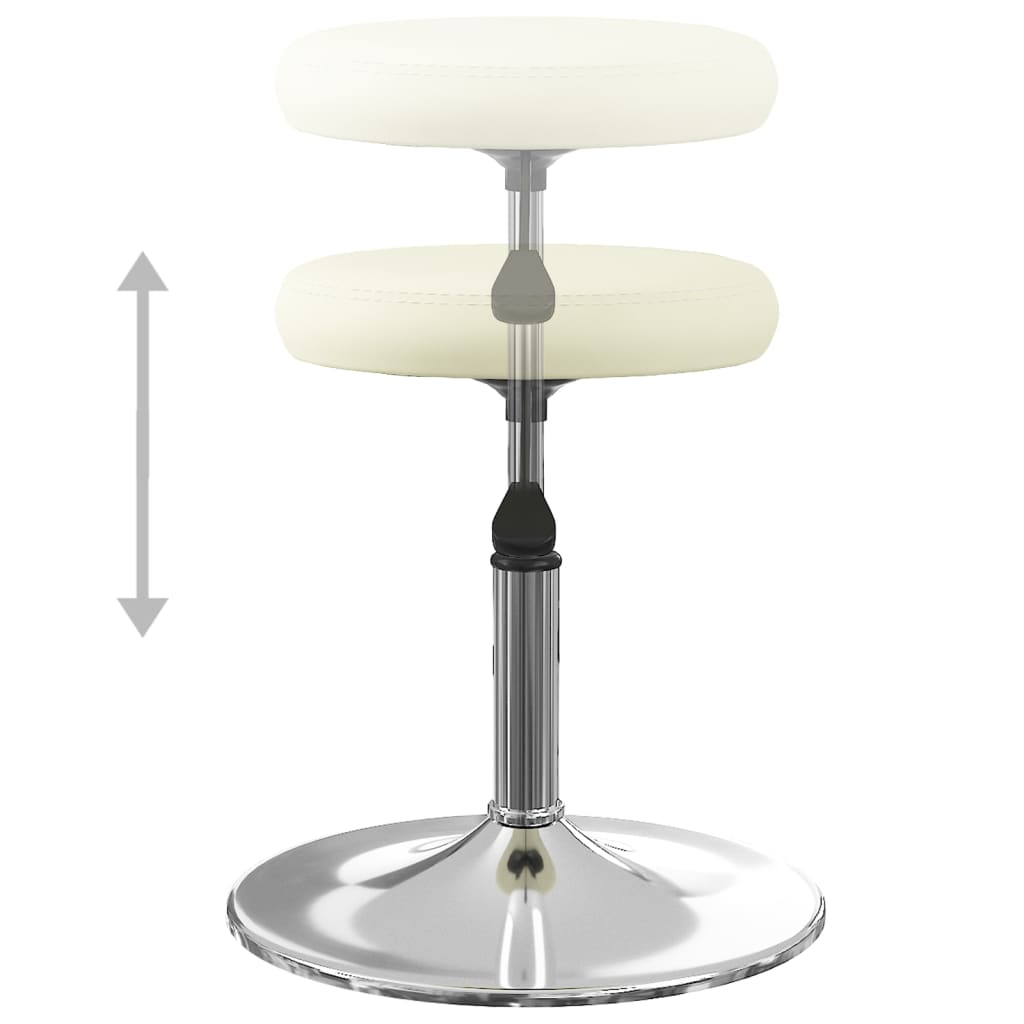 Cadeira de jantar couro artificial branco