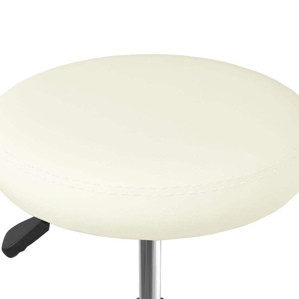 Cadeira de jantar couro artificial branco
