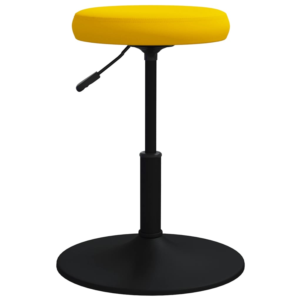 Cadeira de jantar veludo amarelo mostarda