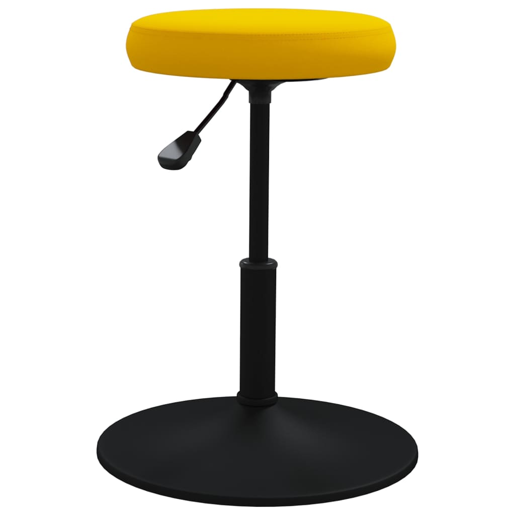 Cadeira de jantar veludo amarelo mostarda
